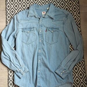 Levi's Classic Light Blue Denim Shirt